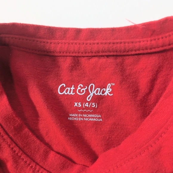 Cat & Jack Long Sleeve 'Heart/Loved' Top Bundle - Picture 10 of 16